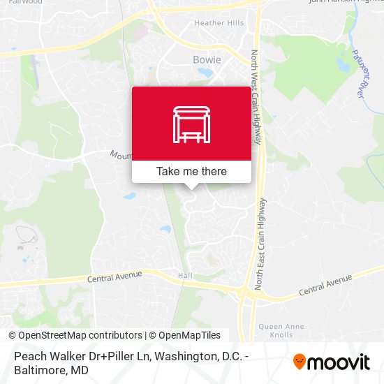 Peach Walker Dr+Piller Ln map