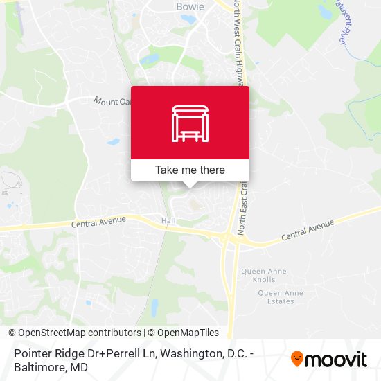 Mapa de Pointer Ridge Dr+Perrell Ln