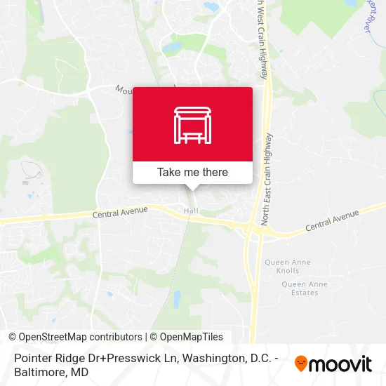 Pointer Ridge Dr+Presswick Ln map