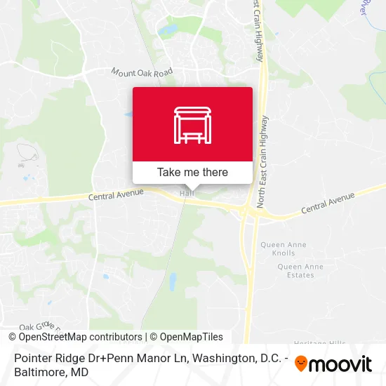Pointer Ridge Dr+Penn Manor Ln map