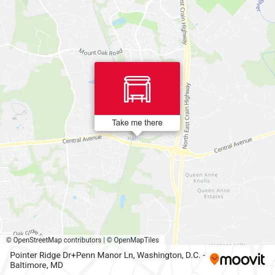 Pointer Ridge Dr+Penn Manor Ln map
