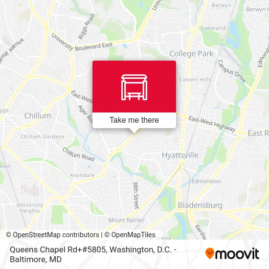 Queens Chapel Rd+#5805 map