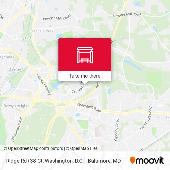 Mapa de Ridge Rd+38 Ct