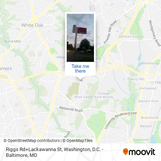 Mapa de Riggs Rd+Lackawanna St