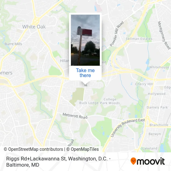 Riggs Rd+Lackawanna St map