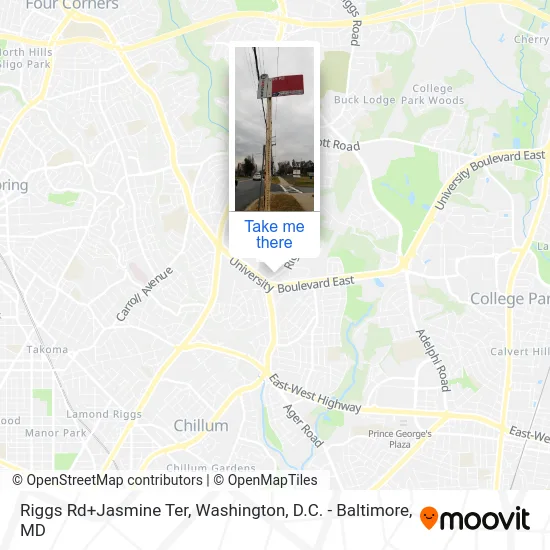 Mapa de Riggs Rd+Jasmine Ter