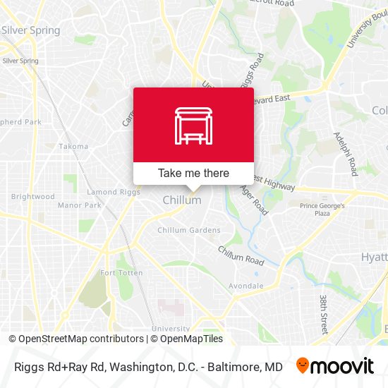 Riggs Rd+Ray Rd map