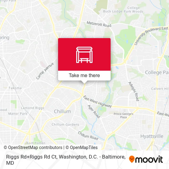 Riggs Rd+Riggs Rd Ct map