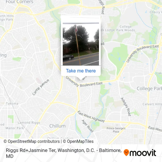 Riggs Rd+Jasmine Ter map