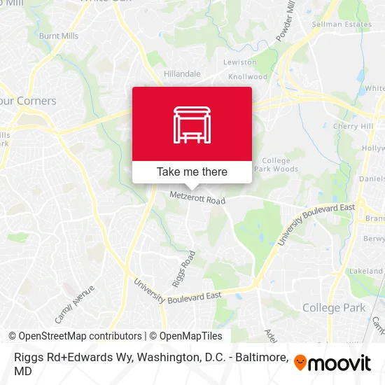 Riggs Rd+Edwards Wy map