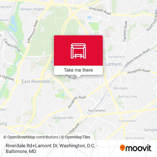 Riverdale Rd+Lamont Dr map