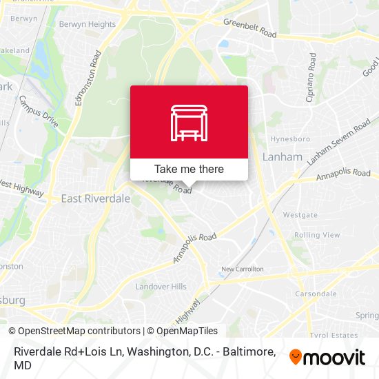 Riverdale Rd+Lois Ln map