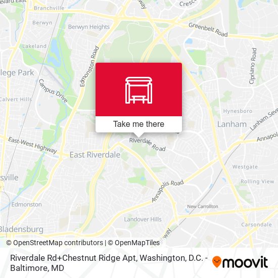 Riverdale Rd+Chestnut Ridge Apt map