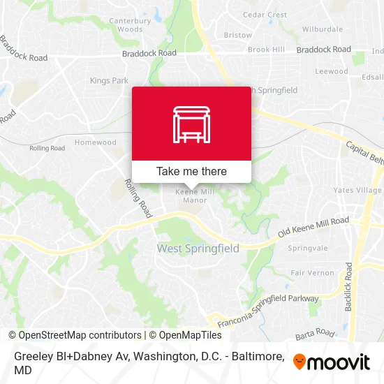 Greeley Bl+Dabney Av map