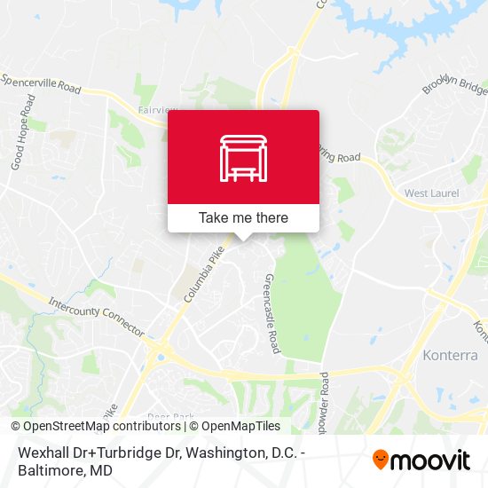 Wexhall Dr+Turbridge Dr map