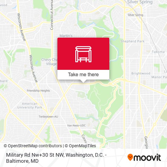 Military Rd Nw+30 St NW map