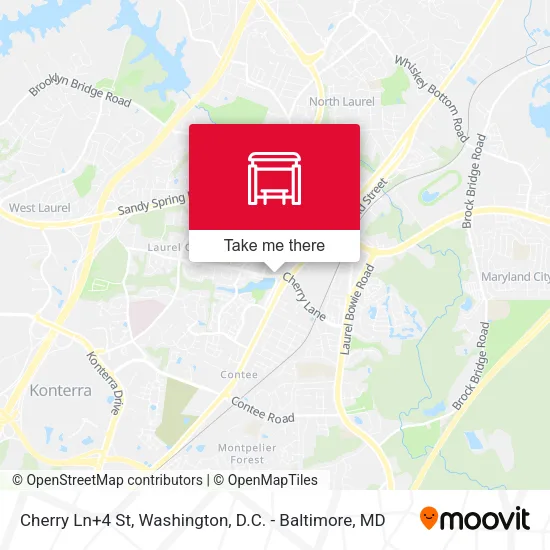 Mapa de Cherry Ln+4 St