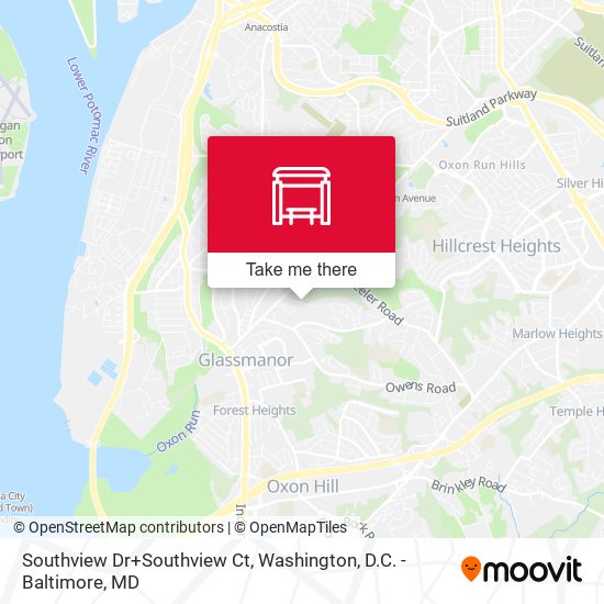 Mapa de Southview Dr+Southview Ct
