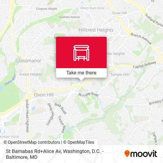 St Barnabas Rd+Alice Av map