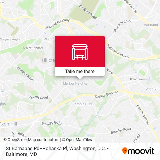 St Barnabas Rd+Pohanka Pl map