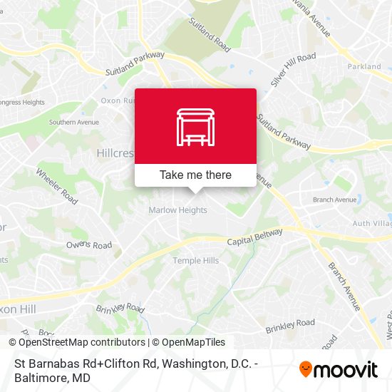 St Barnabas Rd+Clifton Rd map
