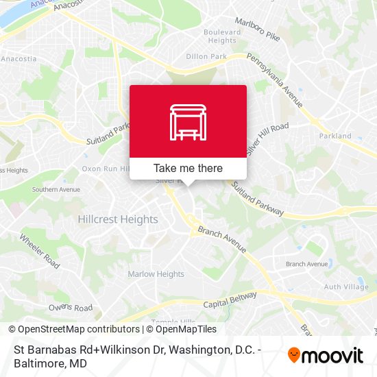 St Barnabas Rd+Wilkinson Dr map