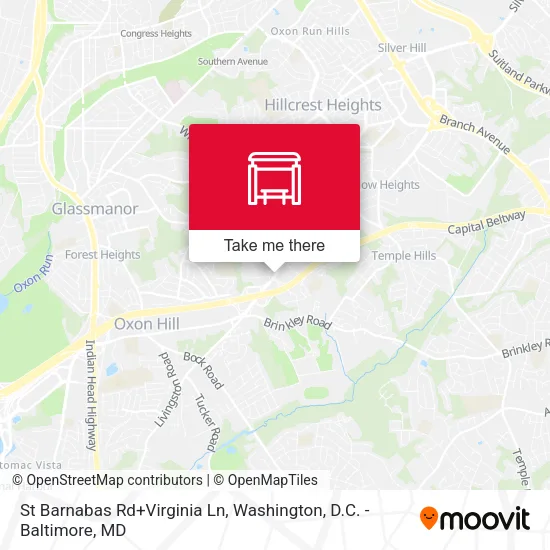 St Barnabas Rd+Virginia Ln map
