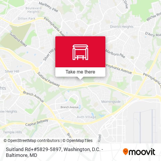 Suitland Rd+#5829-5897 map