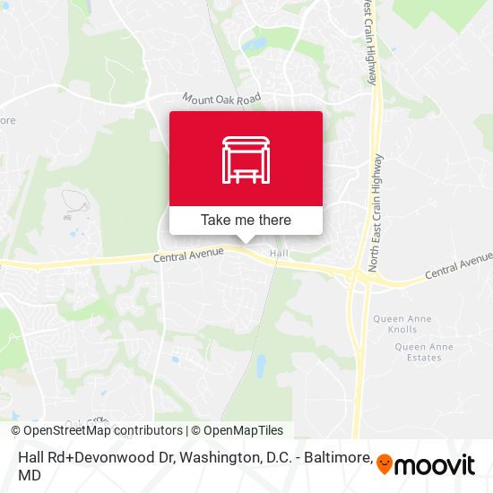 Mapa de Hall Rd+Devonwood Dr