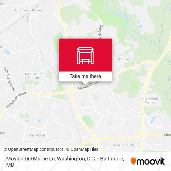 Mapa de Moylan Dr+Marne Ln