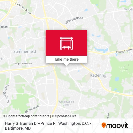 Mapa de Harry S Truman Dr+Prince Pl
