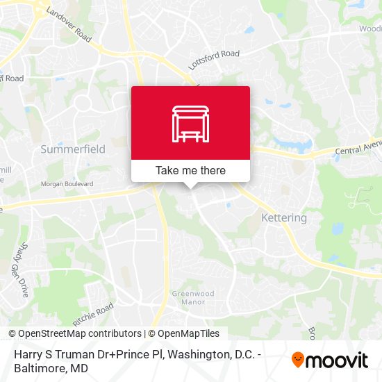 Harry S Truman Dr+Prince Pl map