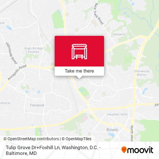 Tulip Grove Dr+Foxhill Ln map
