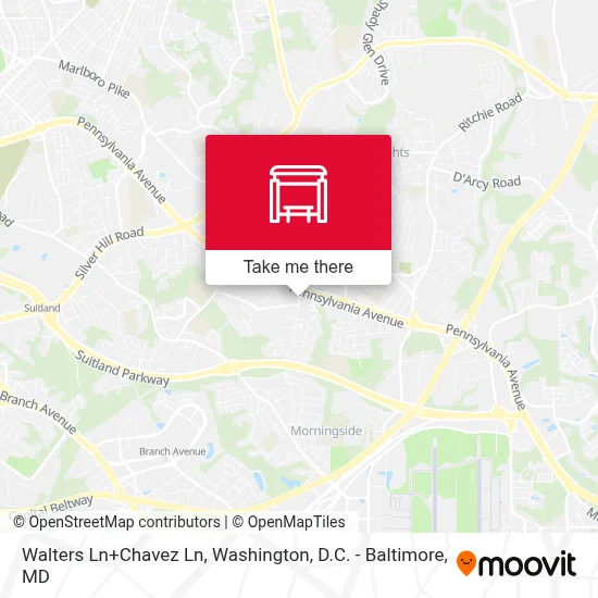 Walters Ln+Chavez Ln map