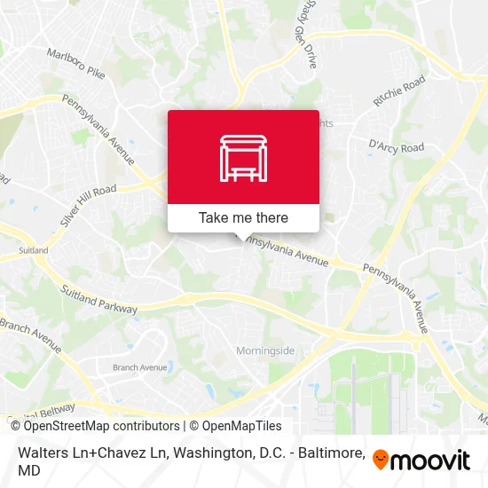 Walters Ln+Chavez Ln map