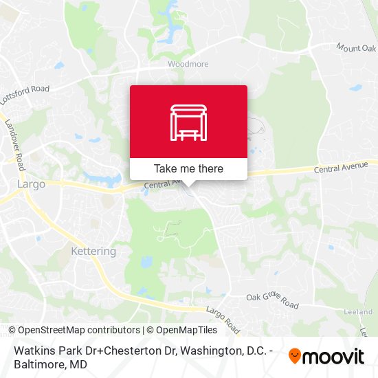 Mapa de Watkins Park Dr+Chesterton Dr