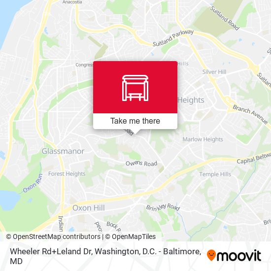Mapa de Wheeler Rd+Leland Dr