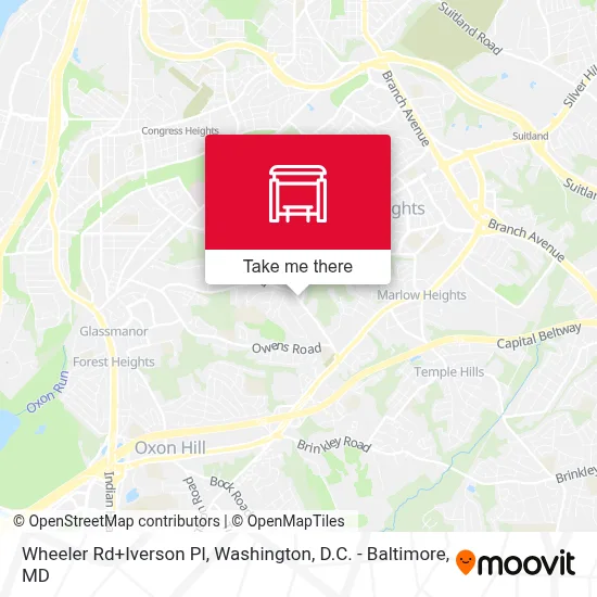 Wheeler Rd+Iverson Pl map