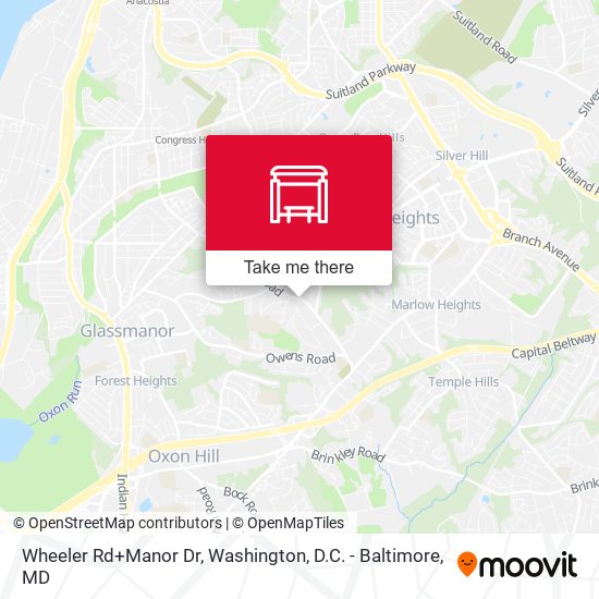Mapa de Wheeler Rd+Manor Dr