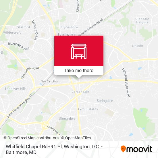 Mapa de Whitfield Chapel Rd+91 Pl