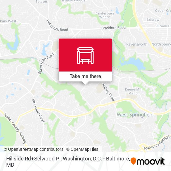Hillside Rd+Selwood Pl map