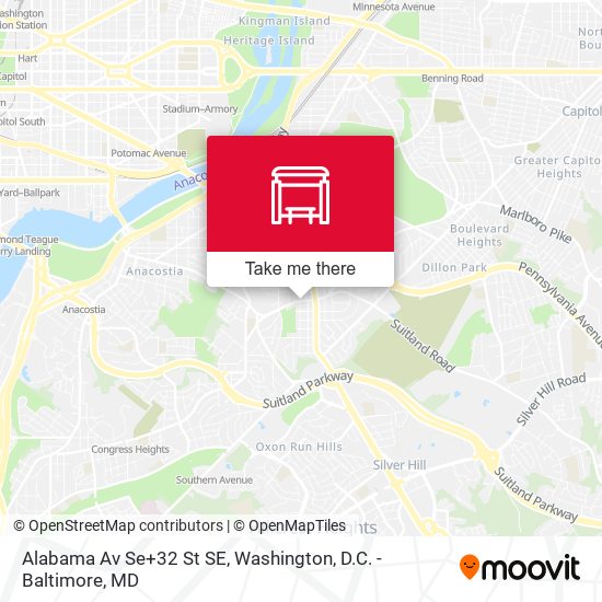 Mapa de Alabama Av Se+32 St SE