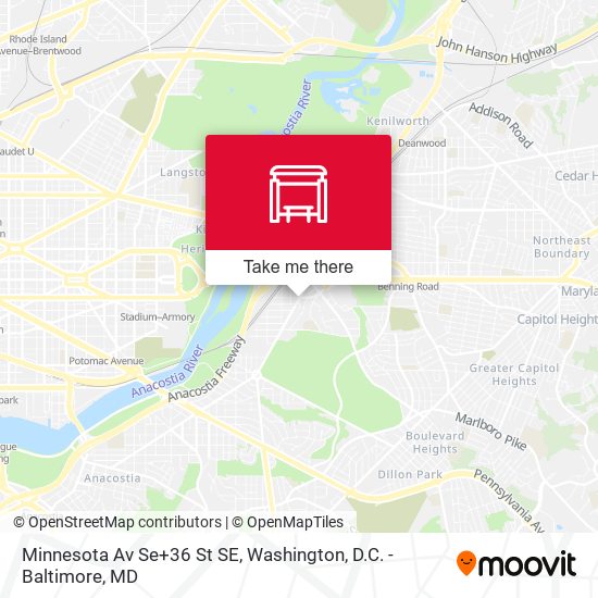 Minnesota Av Se+36 St SE map