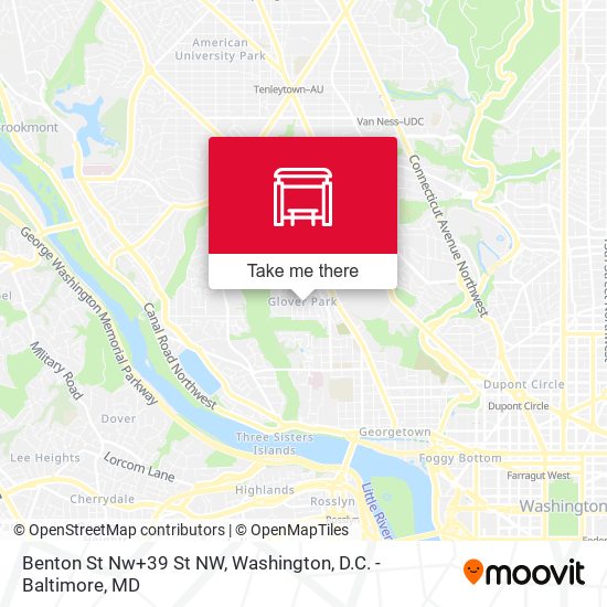 Mapa de Benton St Nw+39 St NW