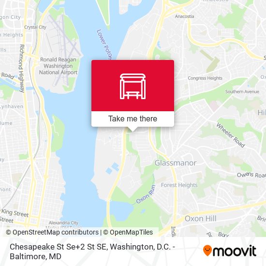 Mapa de Chesapeake St Se+2 St SE