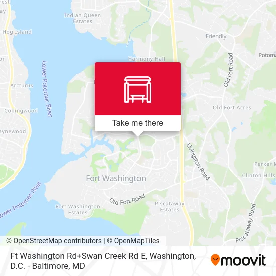 Ft Washington Rd+Swan Creek Rd E map