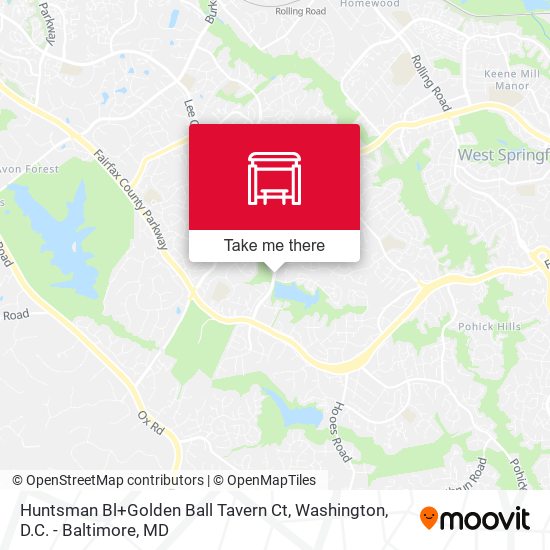 Huntsman Bl+Golden Ball Tavern Ct map