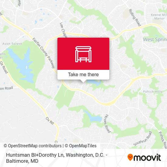 Huntsman Bl+Dorothy Ln map