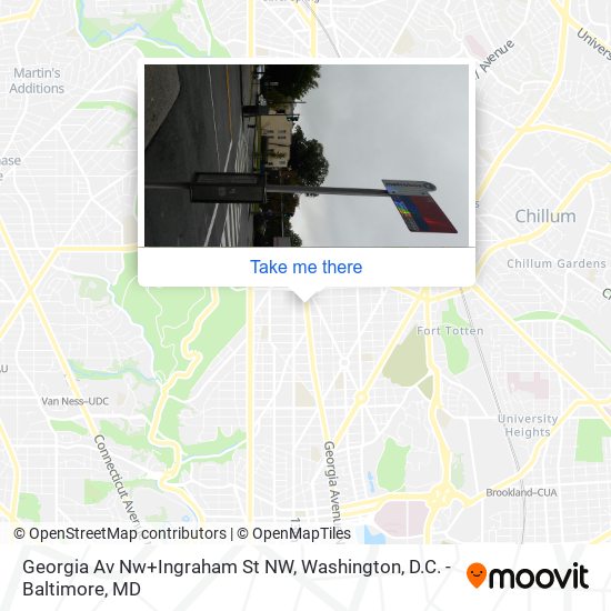Georgia Av Nw+Ingraham St NW map
