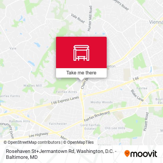 Mapa de Rosehaven St+Jermantown Rd
